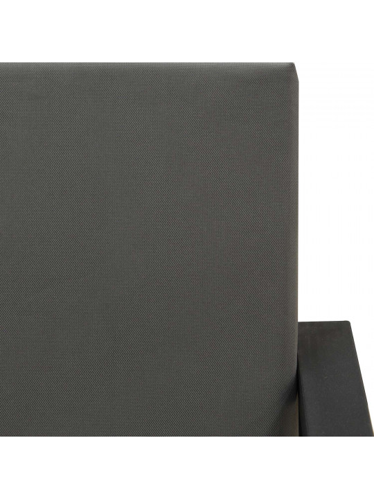Садовый гарнитур HOBEL MOUTH 3+1+1 METAL BLACK /OXFORD-6142 (4) 