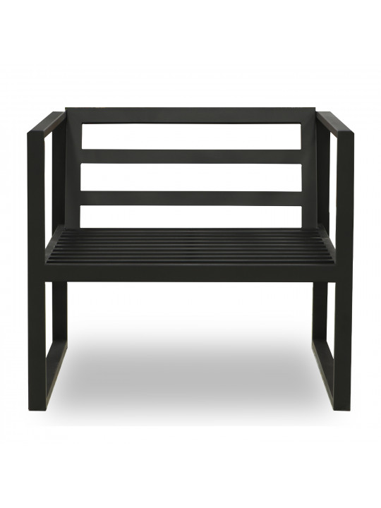 Садовый гарнитур HOBEL MOUTH 3+1+1 METAL BLACK /OXFORD-6142 (4) 