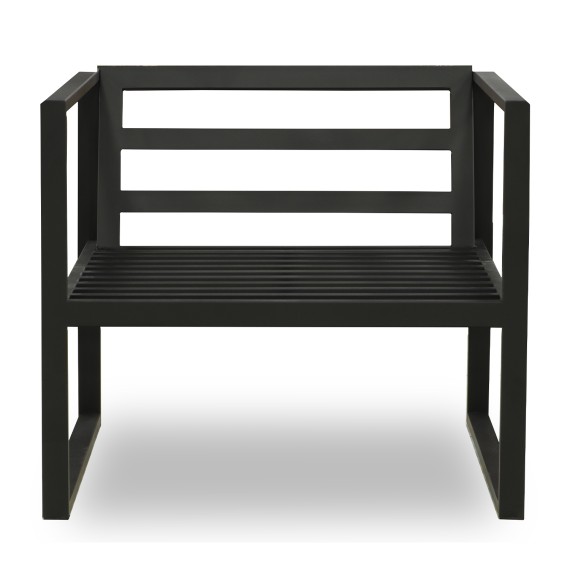 Садовый гарнитур HOBEL MOUTH 3+1+1 METAL BLACK /OXFORD-6142 (4) 