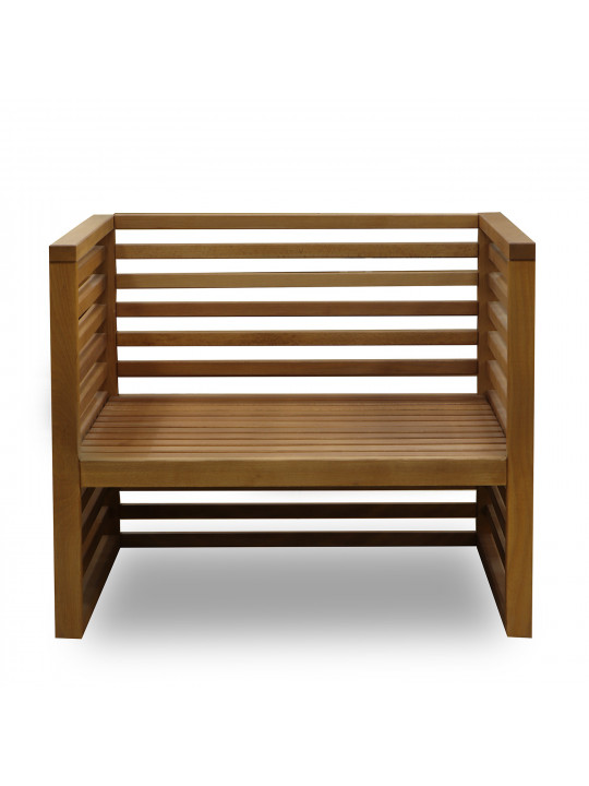 Garden set HOBEL REEF 1+2+1+1 WOOD TIK/DARK GREY (4) 