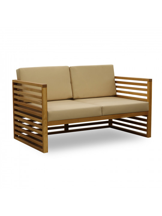 Garden set HOBEL REEF 1+2+1+1 WOOD TIK/DARK GREY (4) 