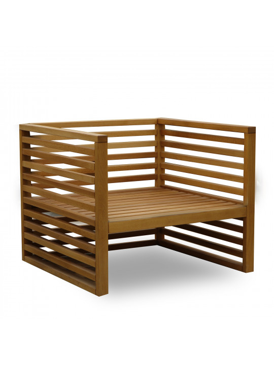 Garden set HOBEL REEF 1+2+1+1 WOOD TIK/DARK GREY (4) 