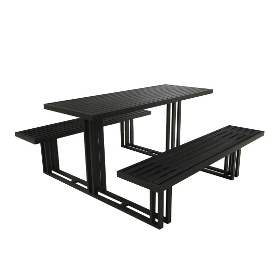Այգու հավաքածու HOBEL RULER 1 + 2 METAL BLACK (3) 