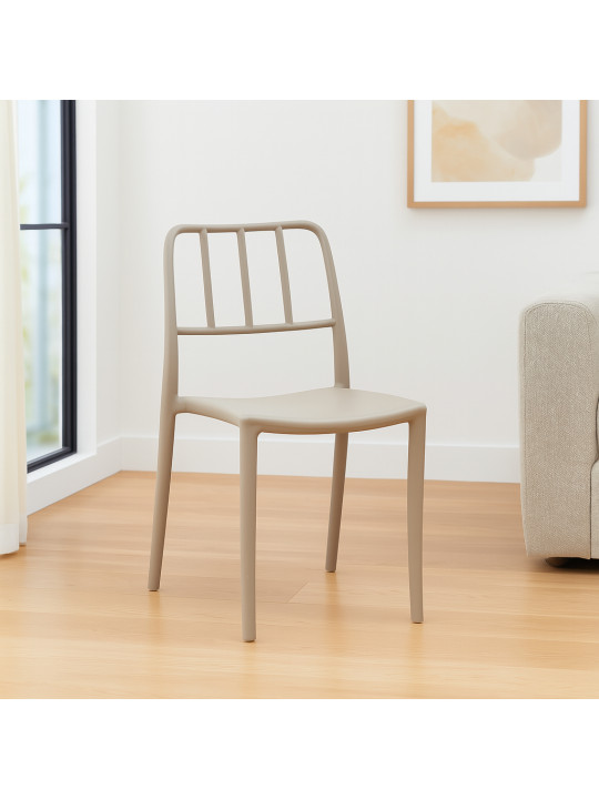 Garden chair KOOPMAN STACKABLE SAND (LE5000010)