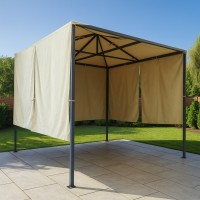 Garden house HOBEL STARK METAL BLACK/BRIGE 6010 (5) 