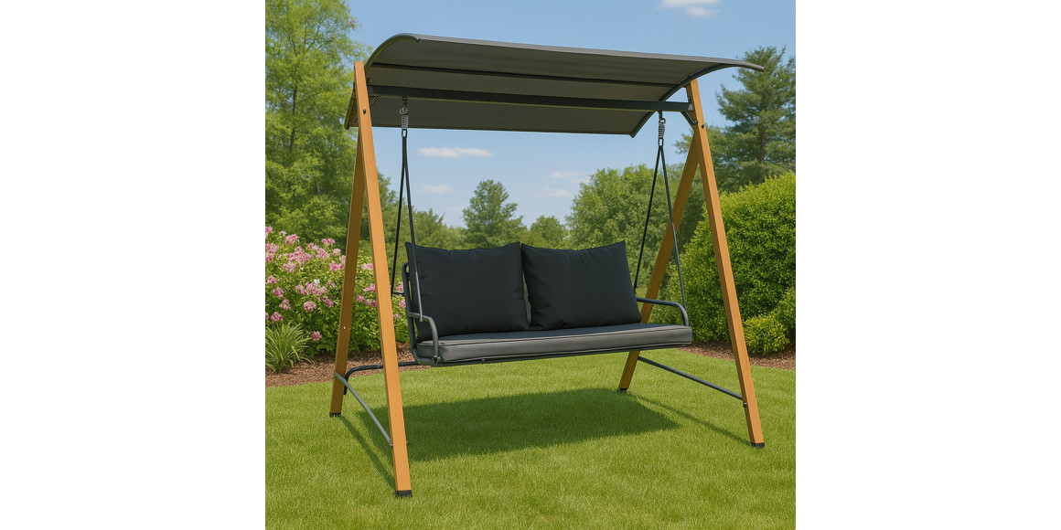 Այգու ճոճաթոռ KOOPMAN SWINGING CHAIR 3 SEATER (X80000080)