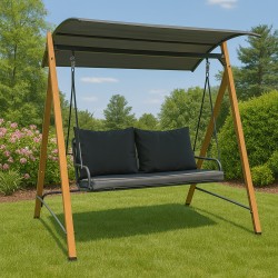Garden rocking chair KOOPMAN SWINGING CHAIR 3 SEATER (X80000080)