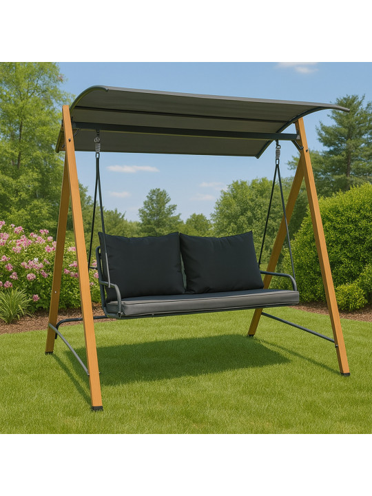 Garden rocking chair KOOPMAN SWINGING CHAIR 3 SEATER (X80000080)