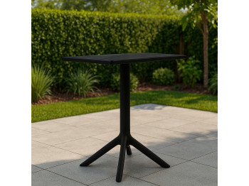 Այգու սեղան KOOPMAN TABLE SQUARE BLACK GRS PP (LF2000200)