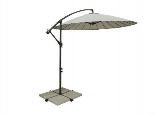 Garden accessories KOOPMAN UMBRELLA BANANA SHANGHAI GREY (4 STONE) (FC3000420)