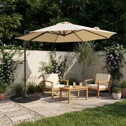 Garden accessories KOOPMAN UMBRELLA ROMA 300CM CREAM 13KG (FD4300900)