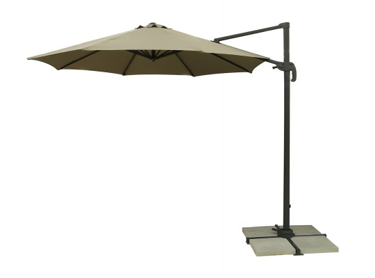 Садовые аксессуары KOOPMAN UMBRELLA ROMA 300CM DARK GREY (4 STONE) (FD4300930)