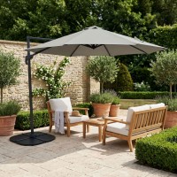 Garden accessories KOOPMAN UMBRELLA ROMA 300CM LIGHT GREY 13KG (FD4300910)