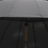 Garden accessories KOOPMAN UMBRELLA SHANGHAI DARK GREY (X80000590/HS1100940)