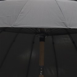 Garden accessories KOOPMAN UMBRELLA SHANGHAI DARK GREY (X80000590/HS1100940)