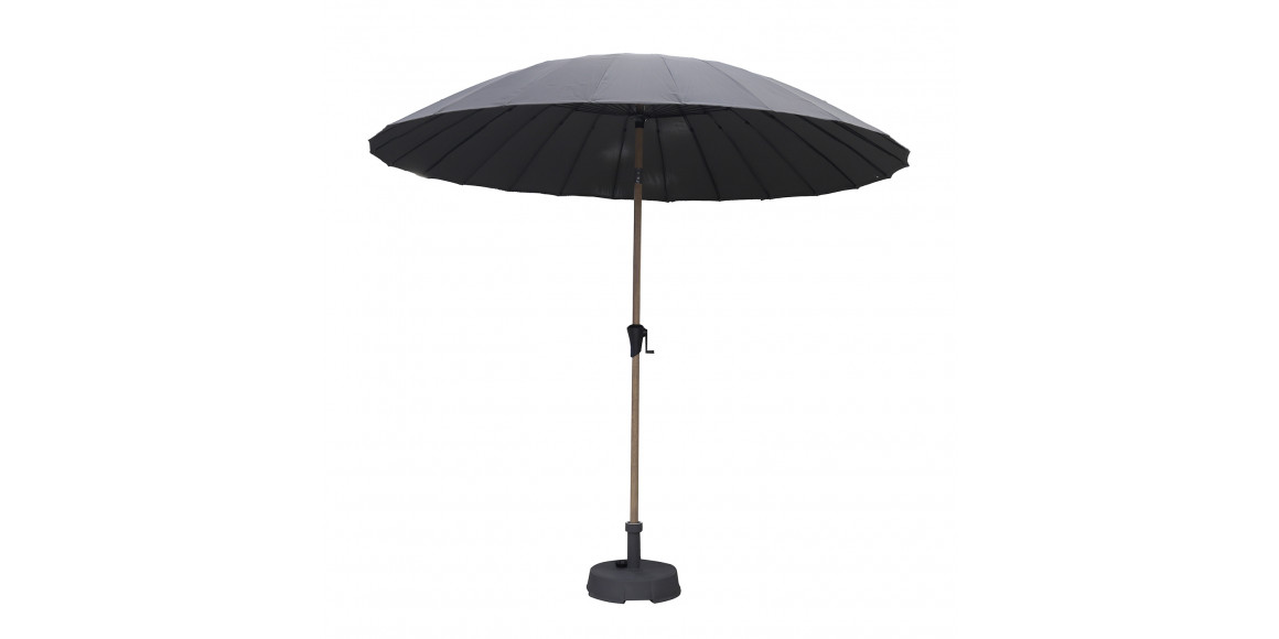 Garden accessories KOOPMAN UMBRELLA SHANGHAI DARK GREY (X80000590/HS1100940)