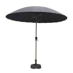 Garden accessories KOOPMAN UMBRELLA SHANGHAI DARK GREY (X80000590/HS1100940)