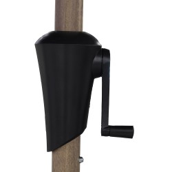 Garden accessories KOOPMAN UMBRELLA SHANGHAI DARK GREY (X80000590/HS1100940)
