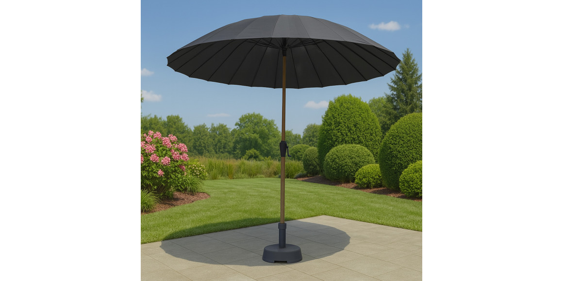 Այգու պարագաներ KOOPMAN UMBRELLA SHANGHAI DARK GREY (X80000590/HS1100940)