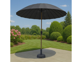 Այգու պարագաներ KOOPMAN UMBRELLA SHANGHAI DARK GREY (X80000590/HS1100940)