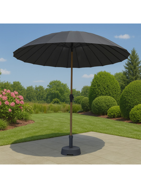 Այգու պարագաներ KOOPMAN UMBRELLA SHANGHAI DARK GREY (X80000590/HS1100940)