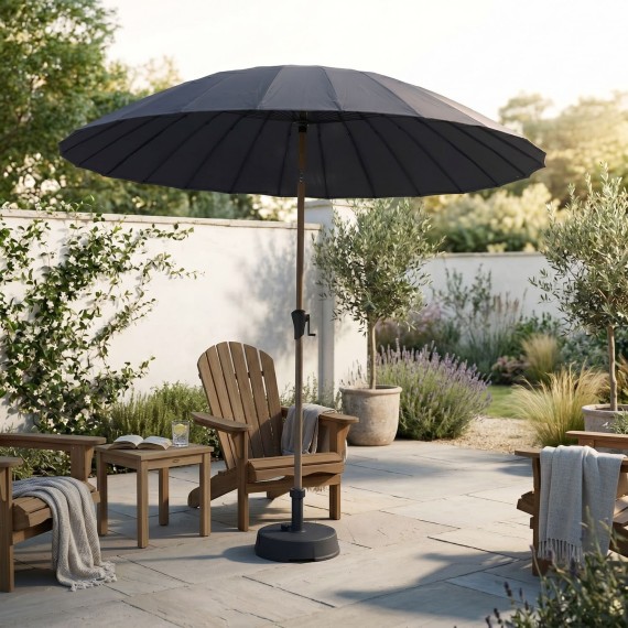 Այգու պարագաներ KOOPMAN UMBRELLA SHANGHAI DARK GREY (X80000590/HS1100940)