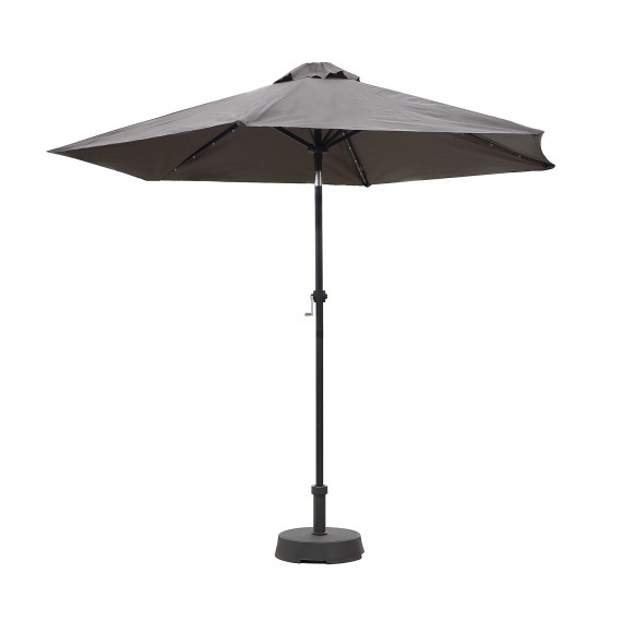 Садовые аксессуары KOOPMAN UMBRELLA SOLAR ANTHRACITE (FD1000310/HS1100940)