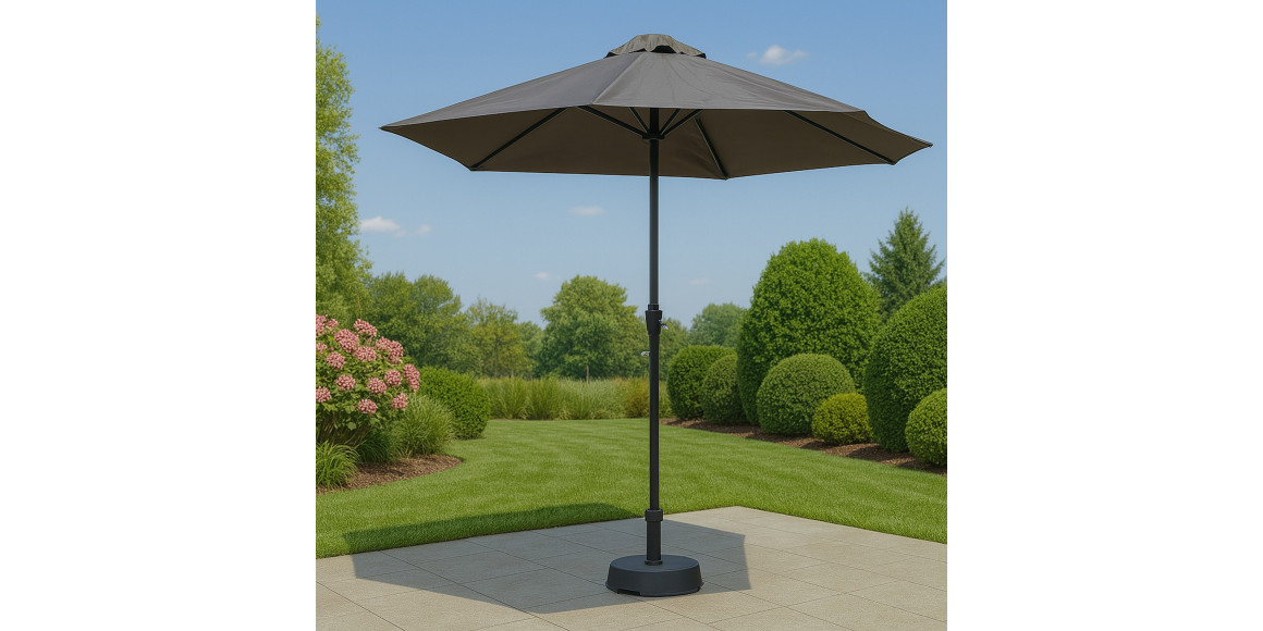 Այգու պարագաներ KOOPMAN UMBRELLA SOLAR ANTHRACITE (FD1000310/HS1100940)