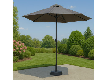 Այգու պարագաներ KOOPMAN UMBRELLA SOLAR ANTHRACITE (FD1000310/HS1100940)