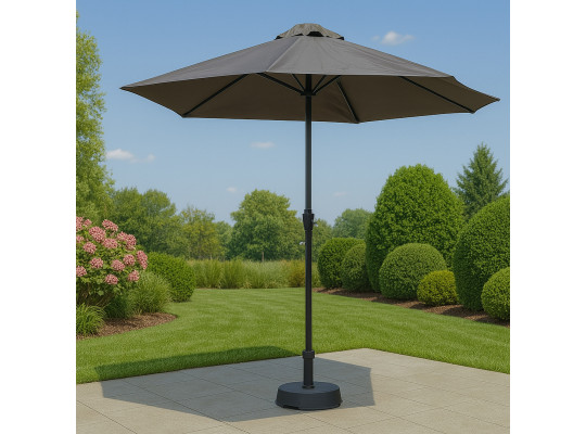 Garden accessories KOOPMAN UMBRELLA SOLAR ANTHRACITE (FD1000310/HS1100940)