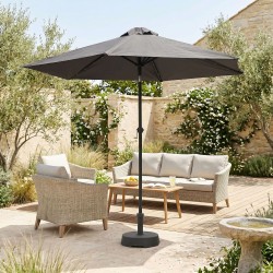 Garden accessories KOOPMAN UMBRELLA SOLAR ANTHRACITE (FD1000310/HS1100940)