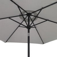 Garden accessories KOOPMAN UMBRELLA SOLAR LIGHT GREY (FD1000330/HS1100940)