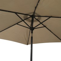 Garden accessories KOOPMAN UMBRELLA SOLAR TAUPE DIA 270CM (FD1000320/HS1100940)