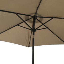 Garden accessories KOOPMAN UMBRELLA SOLAR TAUPE DIA 270CM (FD1000320/HS1100940)