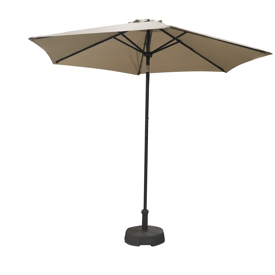 Այգու պարագաներ KOOPMAN UMBRELLA SOLAR TAUPE DIA 270CM (FD1000320/HS1100940)