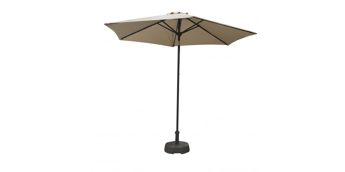 Garden accessories KOOPMAN UMBRELLA SOLAR TAUPE DIA 270CM (FD1000320/HS1100940)