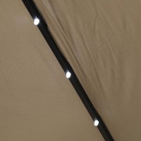 Garden accessories KOOPMAN UMBRELLA SOLAR TAUPE DIA 270CM (FD1000320/HS1100940)
