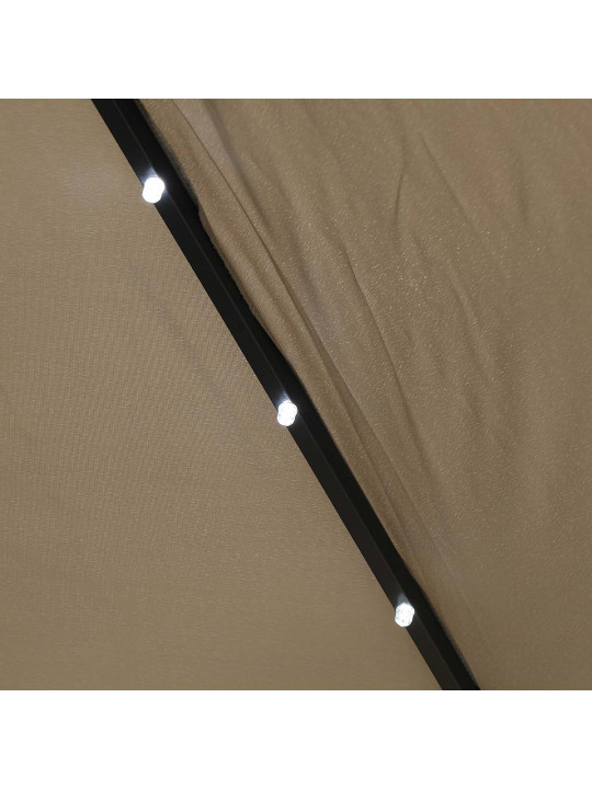 Այգու պարագաներ KOOPMAN UMBRELLA SOLAR TAUPE DIA 270CM (FD1000320/HS1100940)