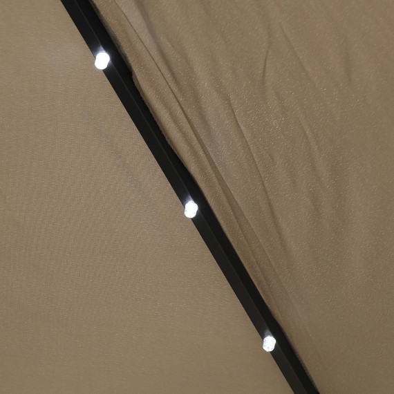 Այգու պարագաներ KOOPMAN UMBRELLA SOLAR TAUPE DIA 270CM (FD1000320/HS1100940)