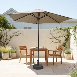 Garden accessories KOOPMAN UMBRELLA SOLAR TAUPE DIA 270CM (FD1000320/HS1100940)
