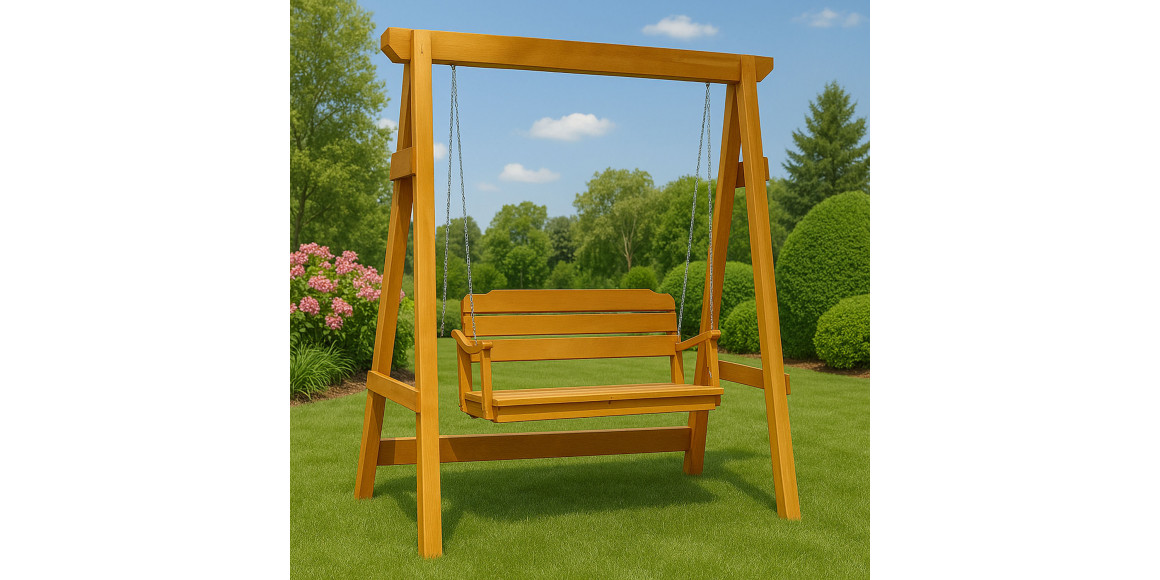 Садовый кресло качалка HOBEL WINGS WOOD (2) 