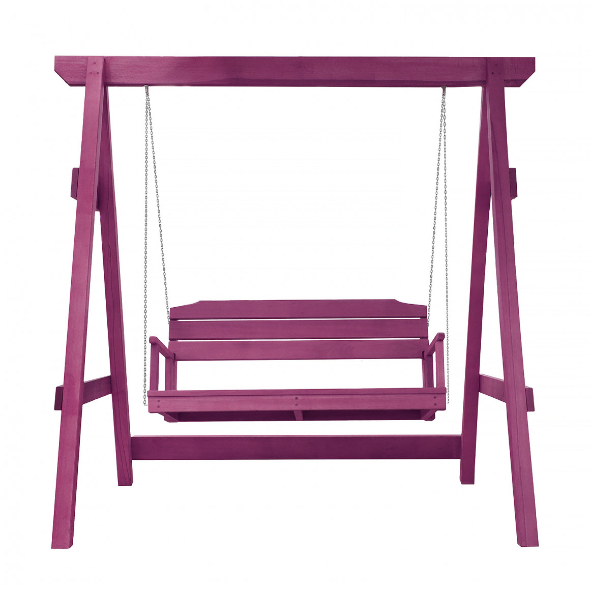 Садовый кресло качалка HOBEL WINGS WOOD PINK (2) 
