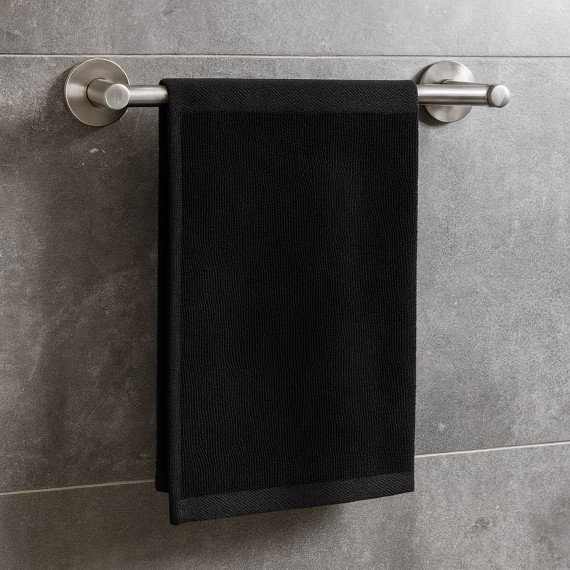 Ձեռքի սրբիչ RESTFUL BLACK 450GSM 30X30 