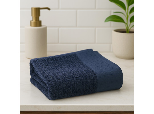 Ձեռքի սրբիչ RESTFUL NAVY BLUE PEONY 500GSM 30X50 