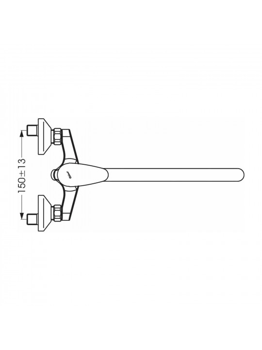 Ցնցուղ-ծորակ IDEAL STANDARD BSH/BSN MXR EXPSD CHROME & KIT (BA005AA)