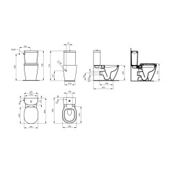 Toilet-bidet IDEAL STANDARD CONNECT УНИТАЗ (E716401)