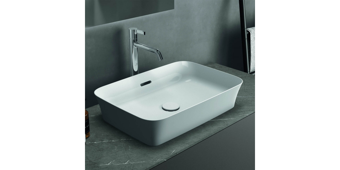 Bathroom sink IDEAL STANDARD IPALYSS VSL BSN 55X38 WHITE RECT OF (E207801)