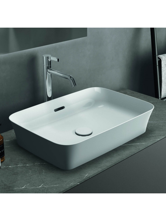 Bathroom sink IDEAL STANDARD IPALYSS VSL BSN 55X38 WHITE RECT OF (E207801)