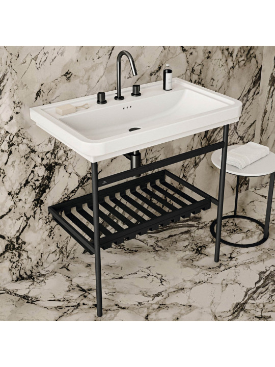 Bathroom sink IDEAL STANDARD CONCA WASH STAND 80X50 SILK BLACK (E2533XG)