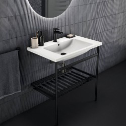 Раковина для ванной комнаты IDEAL STANDARD CONCA WASH STAND 80X50 SILK BLACK (E2533XG)